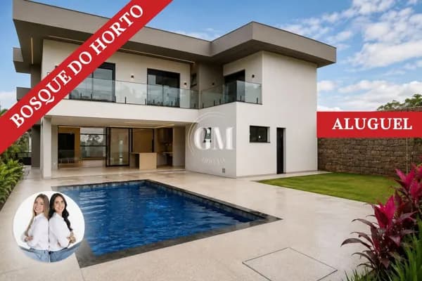 Casa no Bosque do Horto para locação com 4 suítes