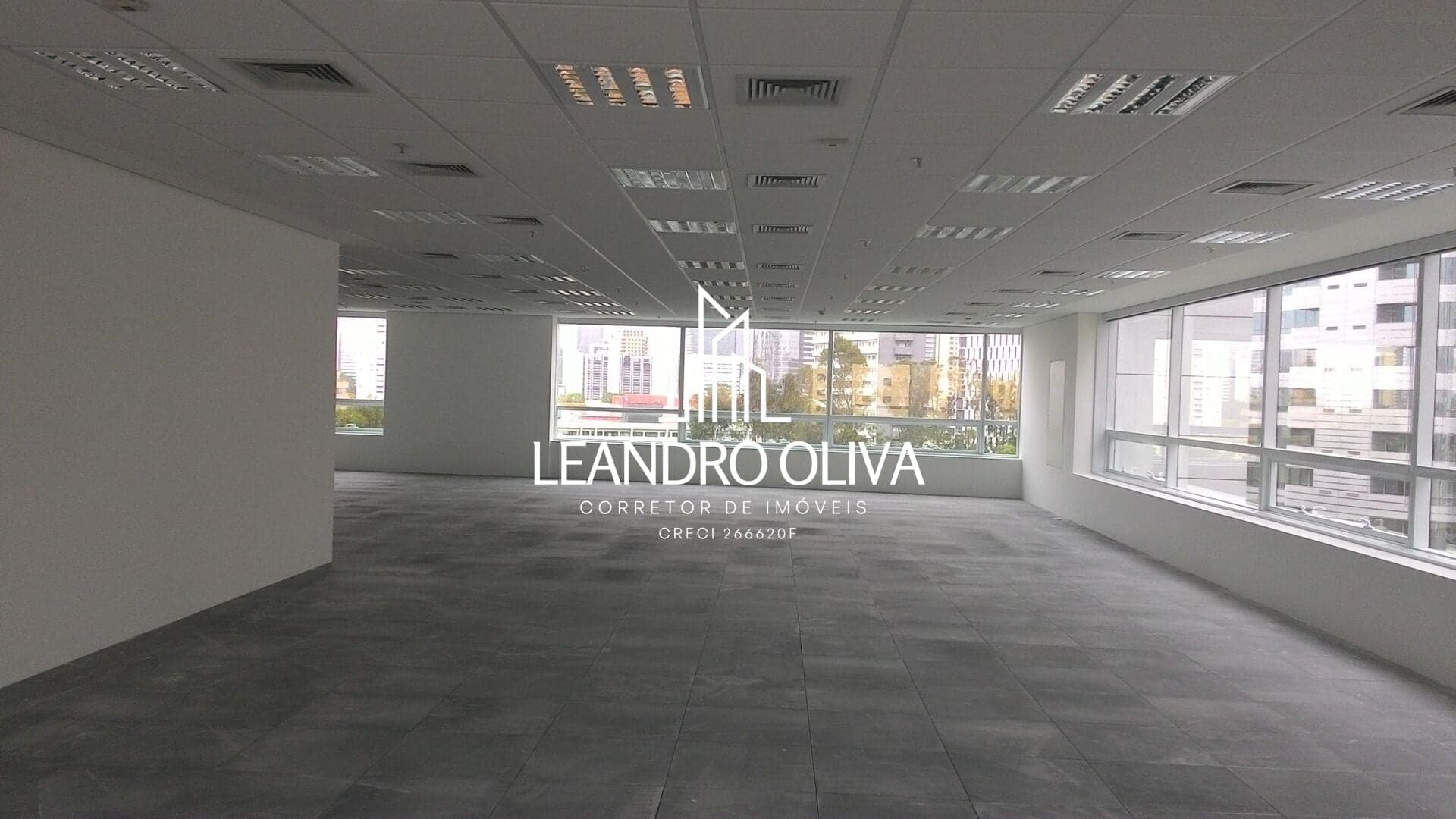 Sala Comercial para Locação – 514 m² | Brooklin Paulista | 16 Vagas