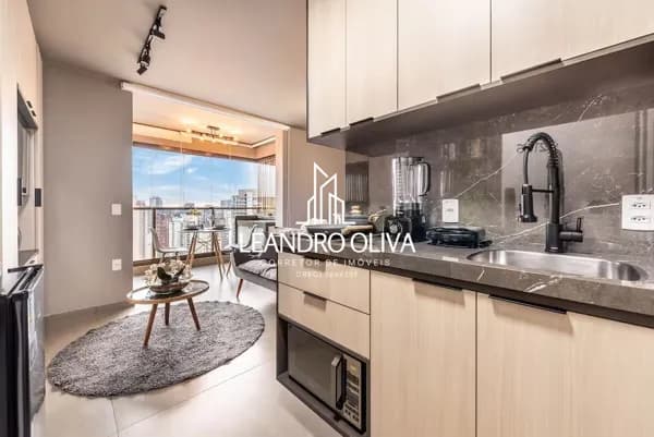 Apartamento à venda na Vila Nova Conceição – Vista livre e totalmente mobilhado | Condomínio DOru Vila Nova Conceição