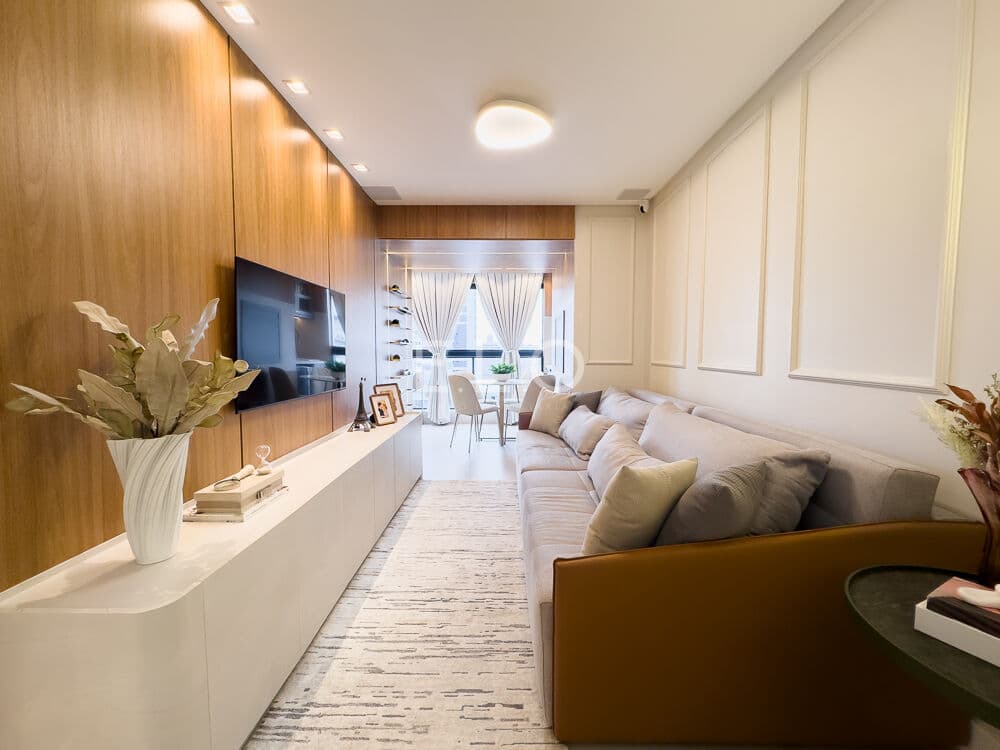 Apartamento 1 Suíte mais 1 Dormitório no centro de Itajaí