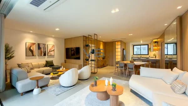 Apartamento Alto Padrão com 3 suítes, 4 vagas de garagem, 176m² privativos, no Batel, Curitiba - PR.