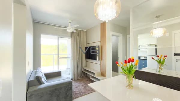 Apartamento Padrão com 2 quartos, 1 vaga de garagem, 47,71m² privativos, no Centro, São José dos Pinhais-PR.