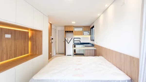 Apartamento Studio com 1 quarto e 23² privativos, no Cristo Rei, Curitiba - PR.