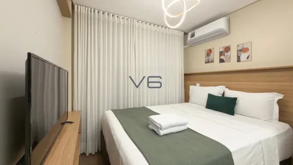 Apartamento Studio com 1 quarto, 19,96m² privativos, no Centro, Curitiba - PR.
