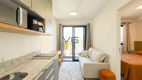Apartamento Studio com 1 quarto, 26,60m² privativos, no Centro, Curitiba - PR.
