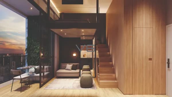 Apartamento Studio com 41m² privativos, no Centro, Curitiba - PR.