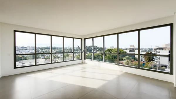 Apartamento Cobertura Duplex Alto Padrão com 3 suítes, 3 vagas de garagem, 270m² privativos, no Mossunguê, Curitiba - PR.