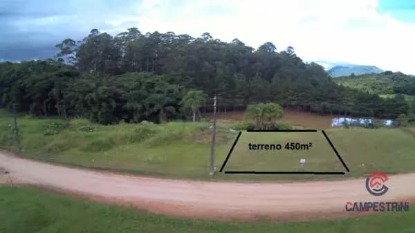 Terreno à venda no bairro Divinéia em Rio dos Cedros/SC