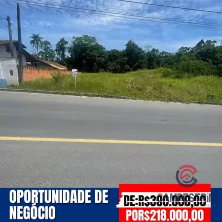 Terreno à venda no bairro Araponguinhas em Timbó/SC