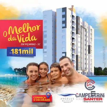 Apartamento à venda no bairro Itacolomi em Balneário Piçarras/SC