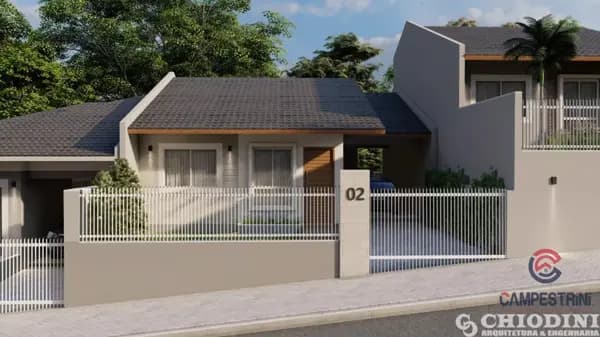 Casa à venda no bairro Divinéia em Rio dos Cedros/SC