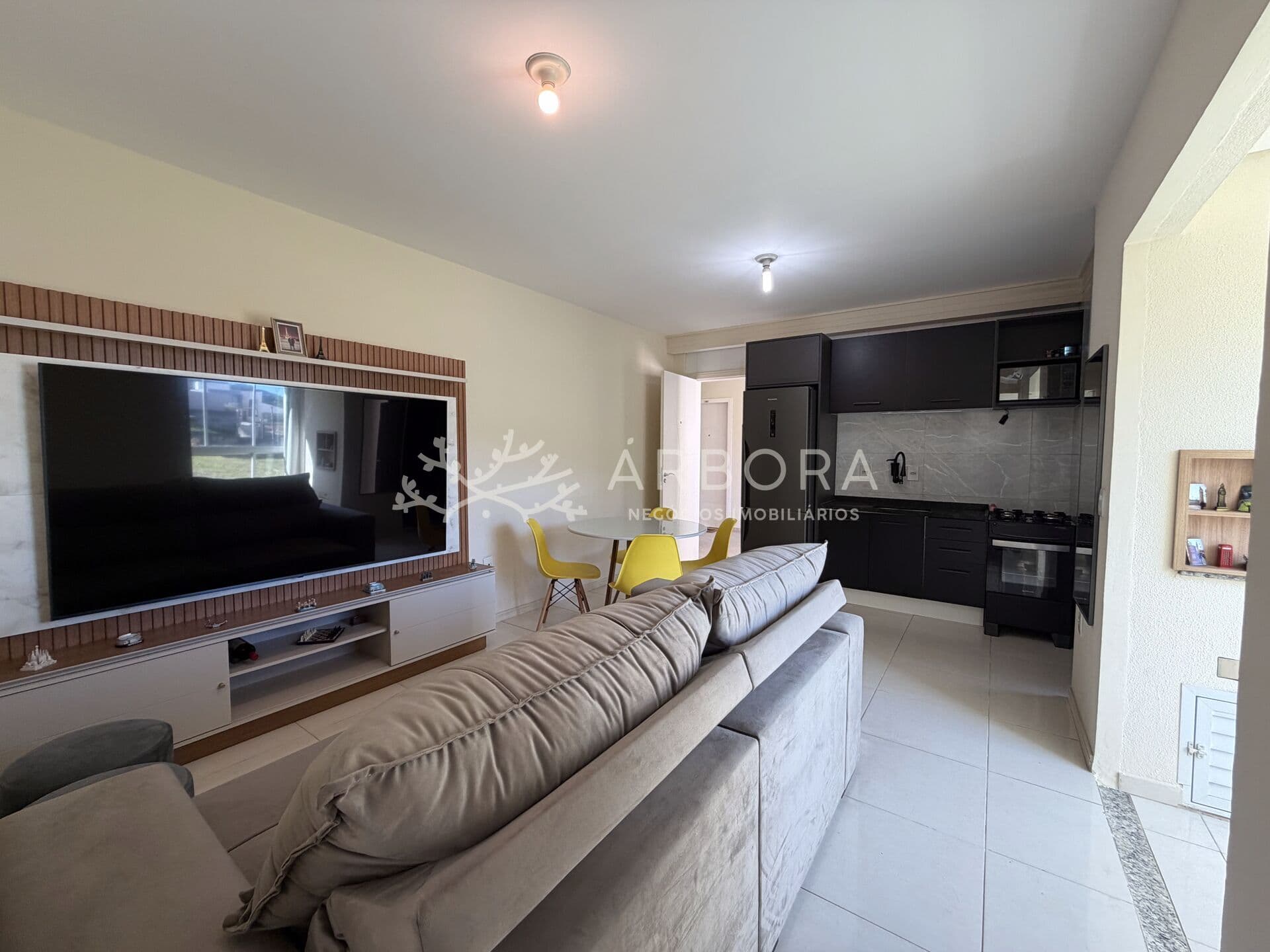 Apartamento mobiliado 2 quartos, 1 vaga, na Pedra Branca - Palhoça