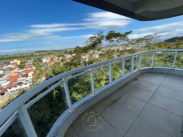 Apartamento com vista para lagoa, 2 quartos, sendo 1 suíte no Jardim Guanabara, Macaé/RJ