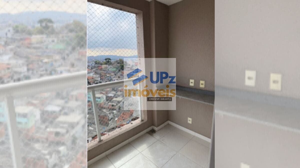 Apartamento com 2 dorms, 49m², varanda e vaga de garagem no Jardim Roberto em Osasco-SP