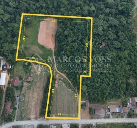 Excelente Terreno Comercial/Industrial no bairro Itoupavazinha em Blumenau