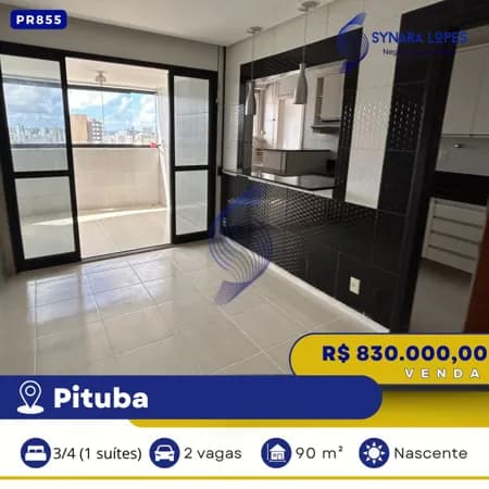VENDO APARTAMENTO 90 M² | 03 QUARTOS | EDIFÍCIO SERRA DOS LAGOS | PITUBA | SALVADOR | BAHIA