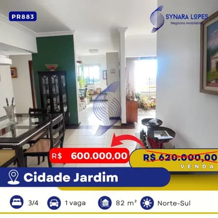 VENDO APARTAMENTO 82 M² | 03 QUARTOS | CONDOMÍNIO FRANCE TOWER | CIDADE JARDIM | SALVADOR | BAHIA