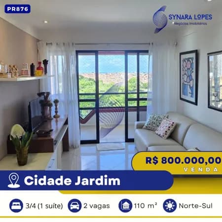 VENDO APARTAMENTO 110 M² | 03 QUARTOS | EDIFÍCIO PAÇO REAL | CIDADE JARDIM | SALVADOR | BAHIA