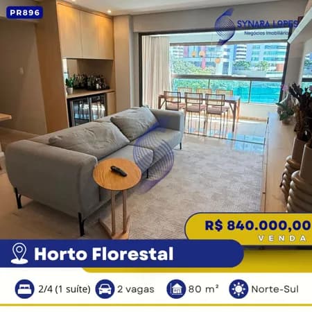 VENDO APARTAMENTO 80 M² | 02 QUARTOS | EDIFÍCIO BERTOLINI | HORTO FLORESTAL | SALVADOR | BAHIA