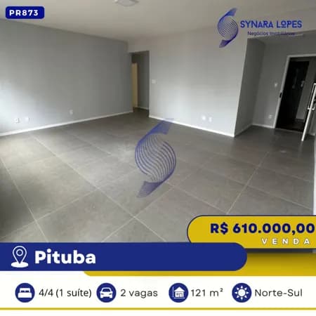 VENDO APARTAMENTO 121,72 M² | 04 QUARTOS | EDIFÍCIO CARMEN MIRANDA | PITUBA | SALVADOR | BAHIA