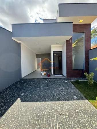CASA NOVA COM 2 DORMITORIOS SUITE PE DIREITO ALTO COZINHA INTEGRADA GARAGEM COBERTA LAVANDERIA ACEITA FINANCIAMENTO
