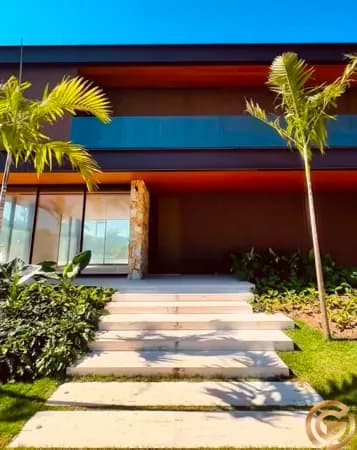 MANSÃO CONTEMPORÂNEA COM 2 LOTES, SPA, CAMPO DE FUTEBOL E LAZER DE RESORT NO ALPHAVILLE BARRA