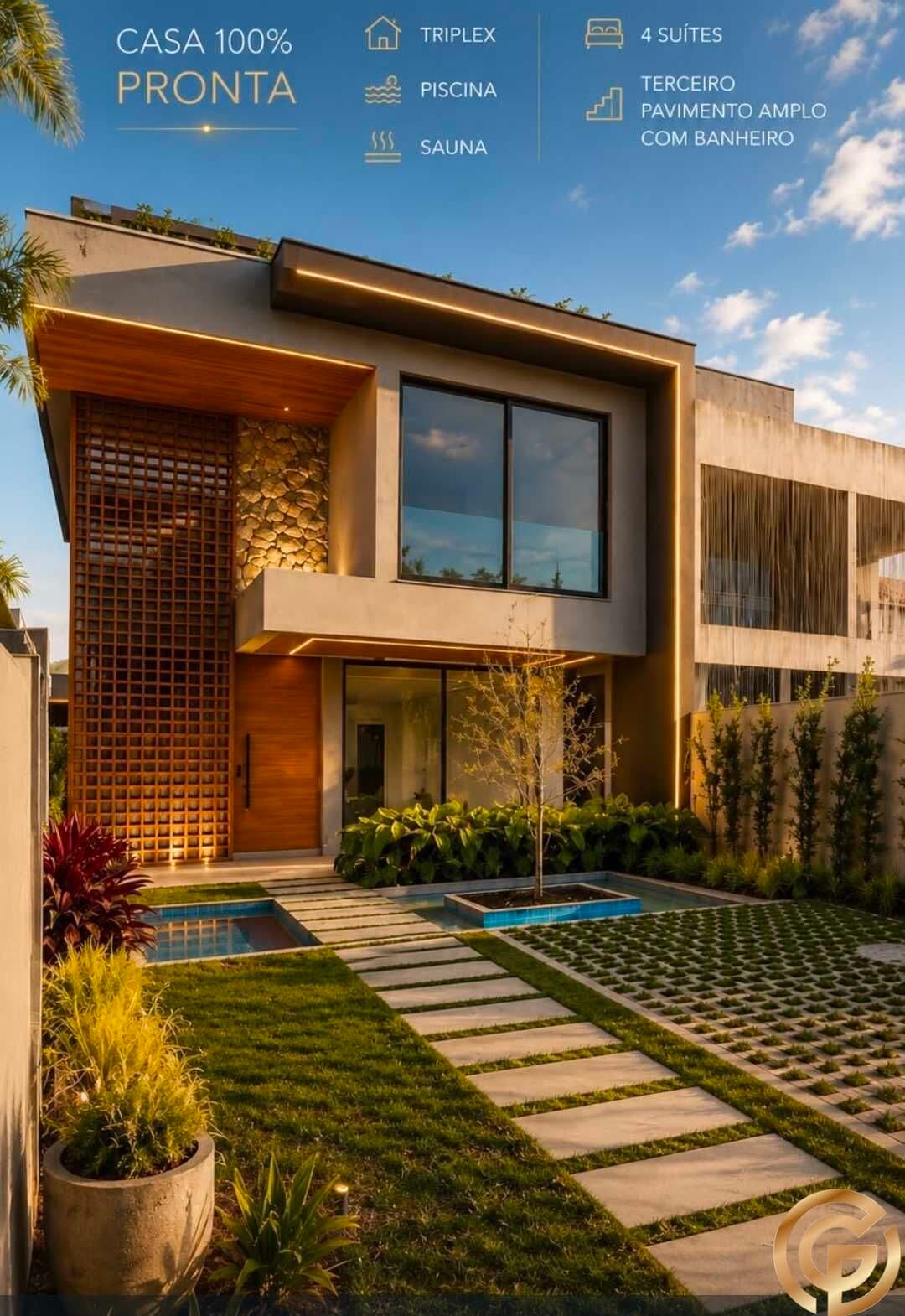 RIO MAR V | CASA TRIPLEX CONTEMPORÂNEA COM 4 SUÍTES, PISCINA, SAUNA E ÁREA GOURMET NA BARRA DA TIJUCA