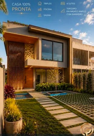 RIO MAR V | CASA TRIPLEX CONTEMPORÂNEA COM 4 SUÍTES, PISCINA, SAUNA E ÁREA GOURMET NA BARRA DA TIJUCA