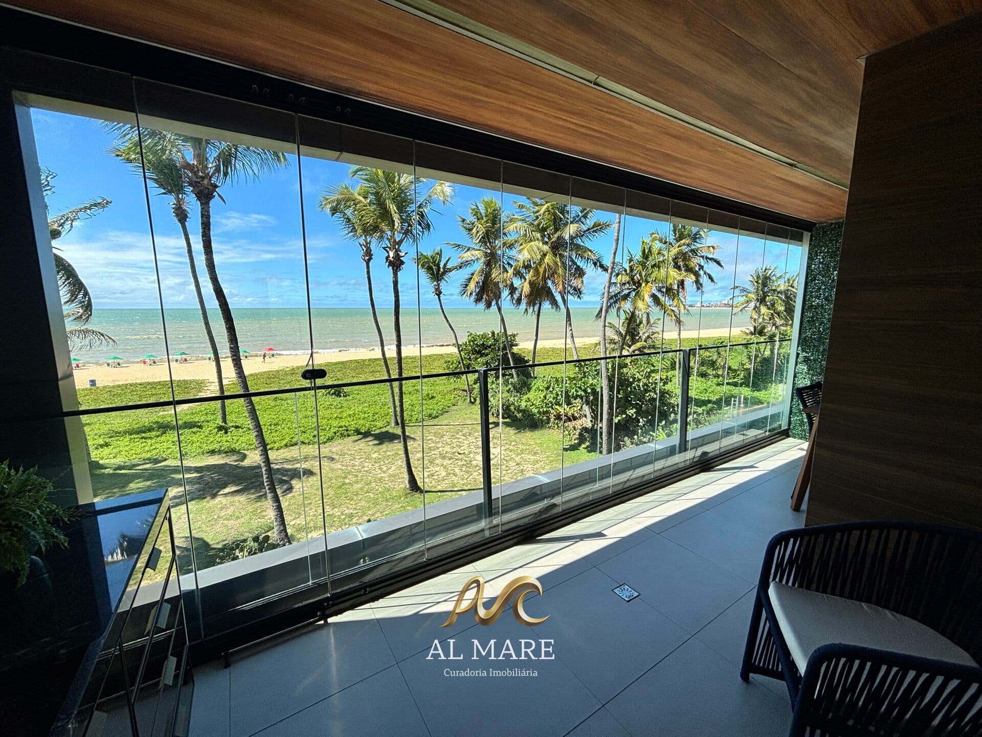 Apartamento Alto Padrão Pé na areia e frente mar no jardim oceania