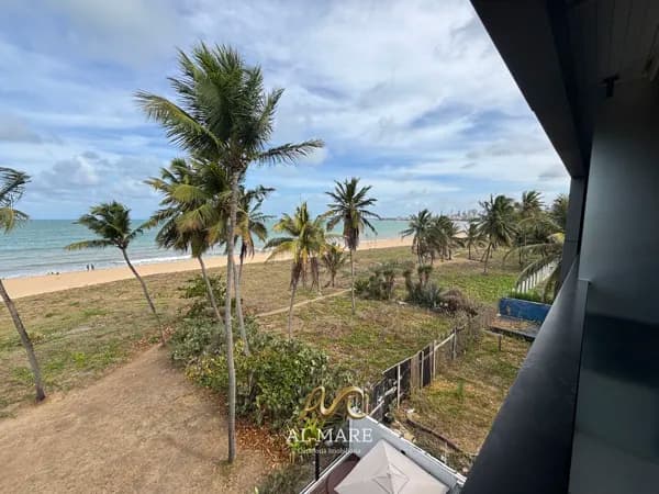 Apartamento Flat FRENTE MAR- PÉ NA AREIA em Jardim Oceania, João Pessoa/PB