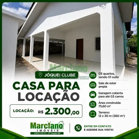 Casa em Boa Vista - Jóquei Clube