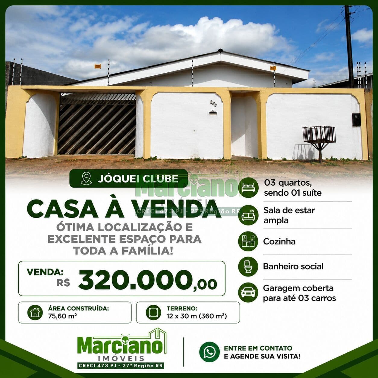 Casa em Boa Vista - Jóquei Clube