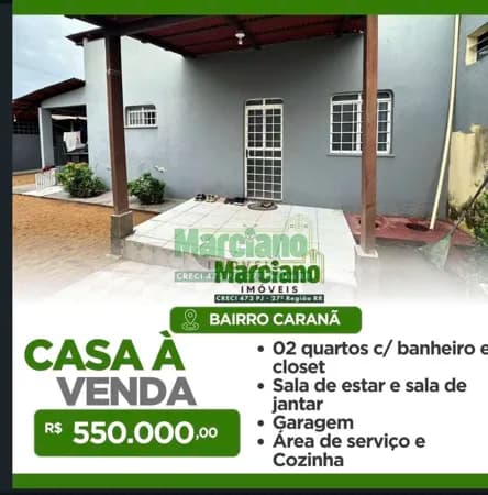 Casa em Boa Vista - Caranã