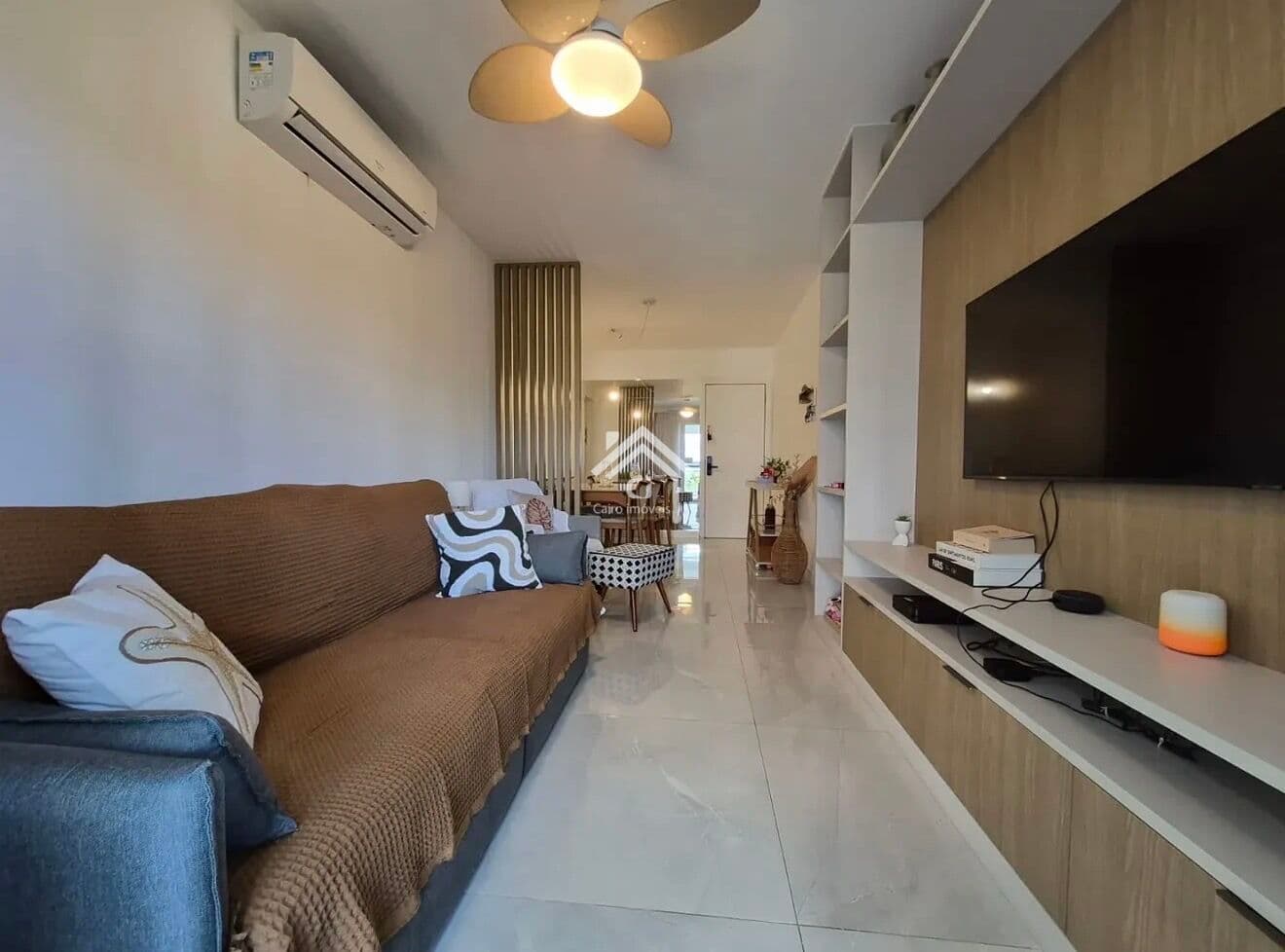 Apartamento de 3 quartos decorado no Condomínio Rio2
