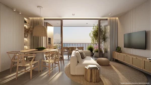Apartamento com 2 suítes e rooftop no Perequê, Porto Belo