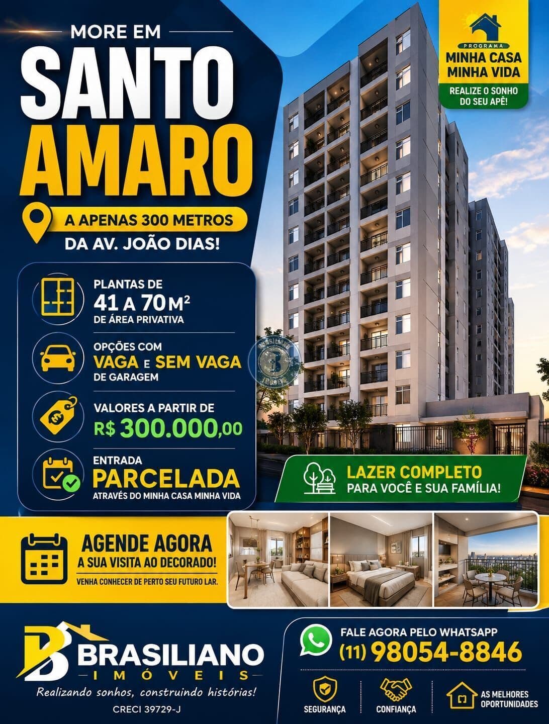Apartamento em São Paulo - Santo Amaro