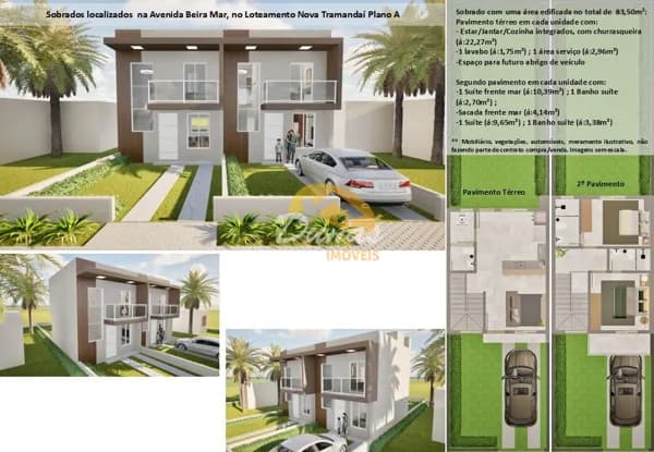 Casa Duplex à venda na beira mar de Nova Tramandaí - Tramandaí/RS