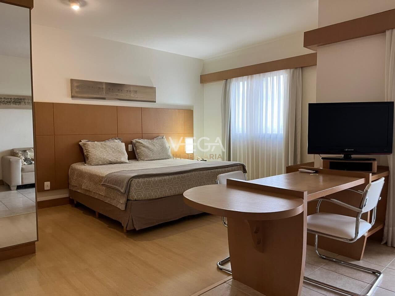 Flat mobiliado no Edifício Araucária | Ribeirão Preto/SP