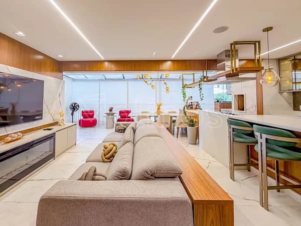 Apartamento para locação no Tatuapé – 159 m² | 2 suítes | Condomínio Scena