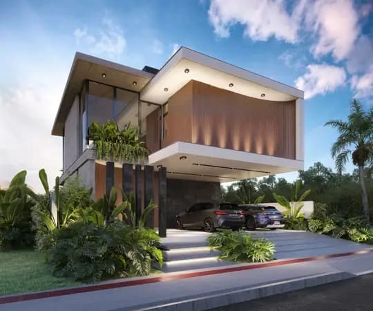 Casa Contemporânea em meio ao Verde, confira!
