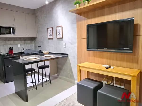 Apartamento mobiliado 01 dormitório para venda próximo ao Shopping Iguatemi - São José do Rio Preto/SP