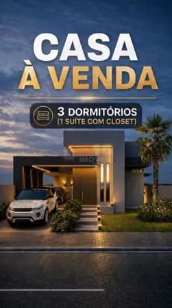 Casa com 3 dormitórios à venda, 101 m² - Caverazinho - Araranguá/SC