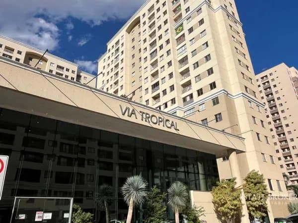 ALUGA-SE APARTAMENTO MOBILIADO - 2 QUARTOS (1 SUÍTE) | RESIDENCIAL VIA TROPICAL | SAMAMBAIA