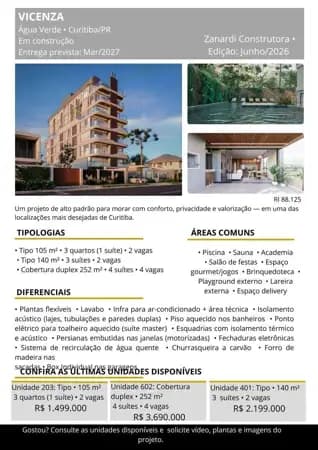 Lançamento Água Verde