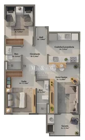 Apartamento em Balneário Piçarras - Itacolomi