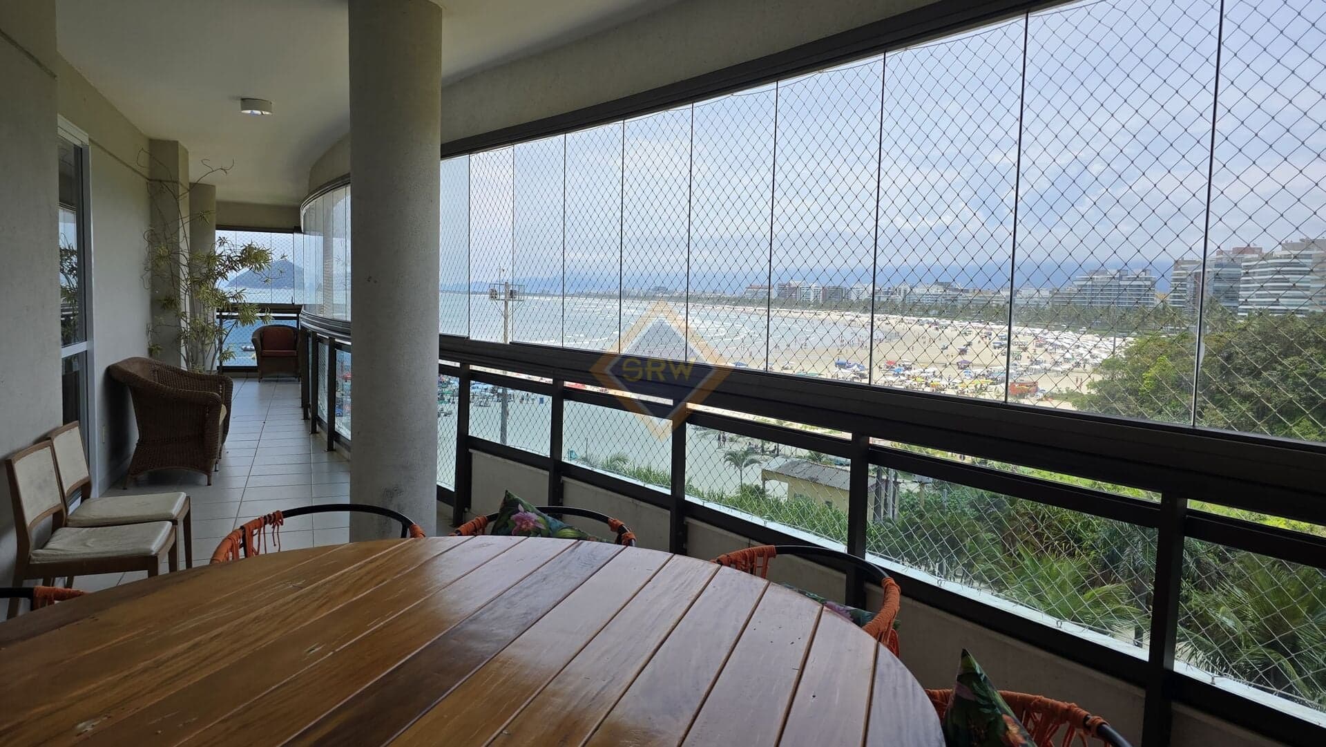 Apartamento Alto Padrão com Vista para o Mar, 4 dormitórios - Jd. São Lourenço, Bertioga/SP