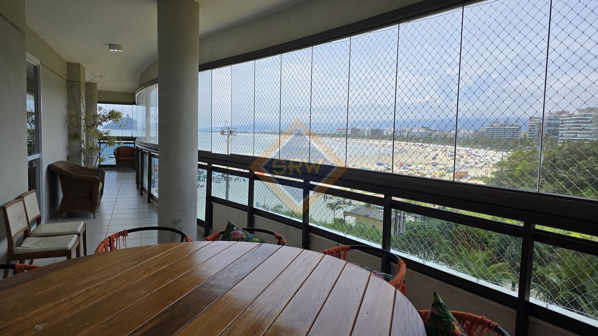 Apartamento Alto Padrão com Vista para o Mar, 4 dormitórios - Jd. São Lourenço, Bertioga/SP