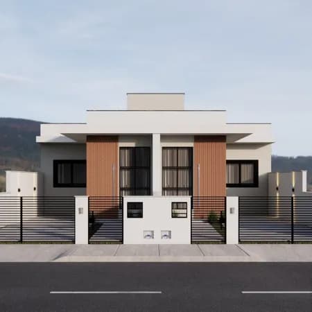Casa nova venda 2 qtos, sendo uma suíte Bela Vista Palhoça