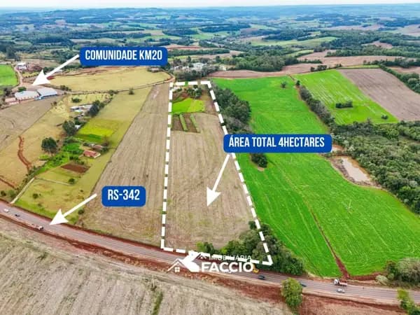 Fazenda/Sítios/Chácaras em Horizontina - Km 20