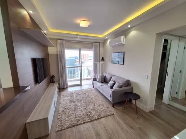 Apartamento mobiliado com 50m2 1 dormitório e 1 vaga -Hit Alphaville